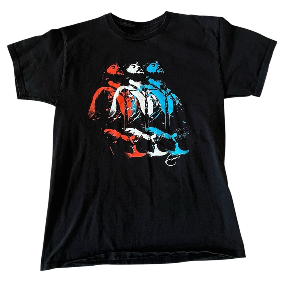 Eric Clapton Black Graphic T-Shirt from 2023 Tour